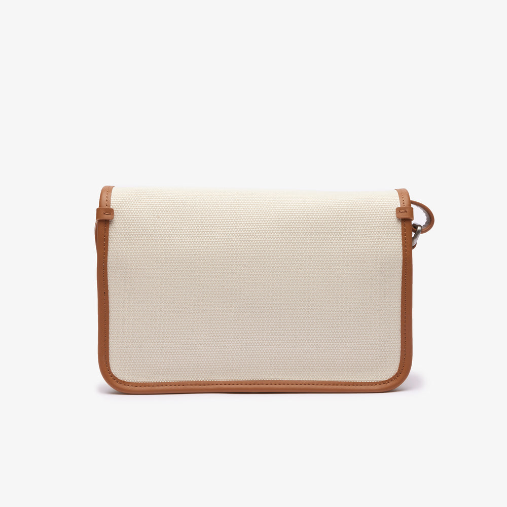 Heritage Canvas Flap Close Cotton Shoulder Bag