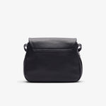 City Court Grain Leather Flap Close Bag