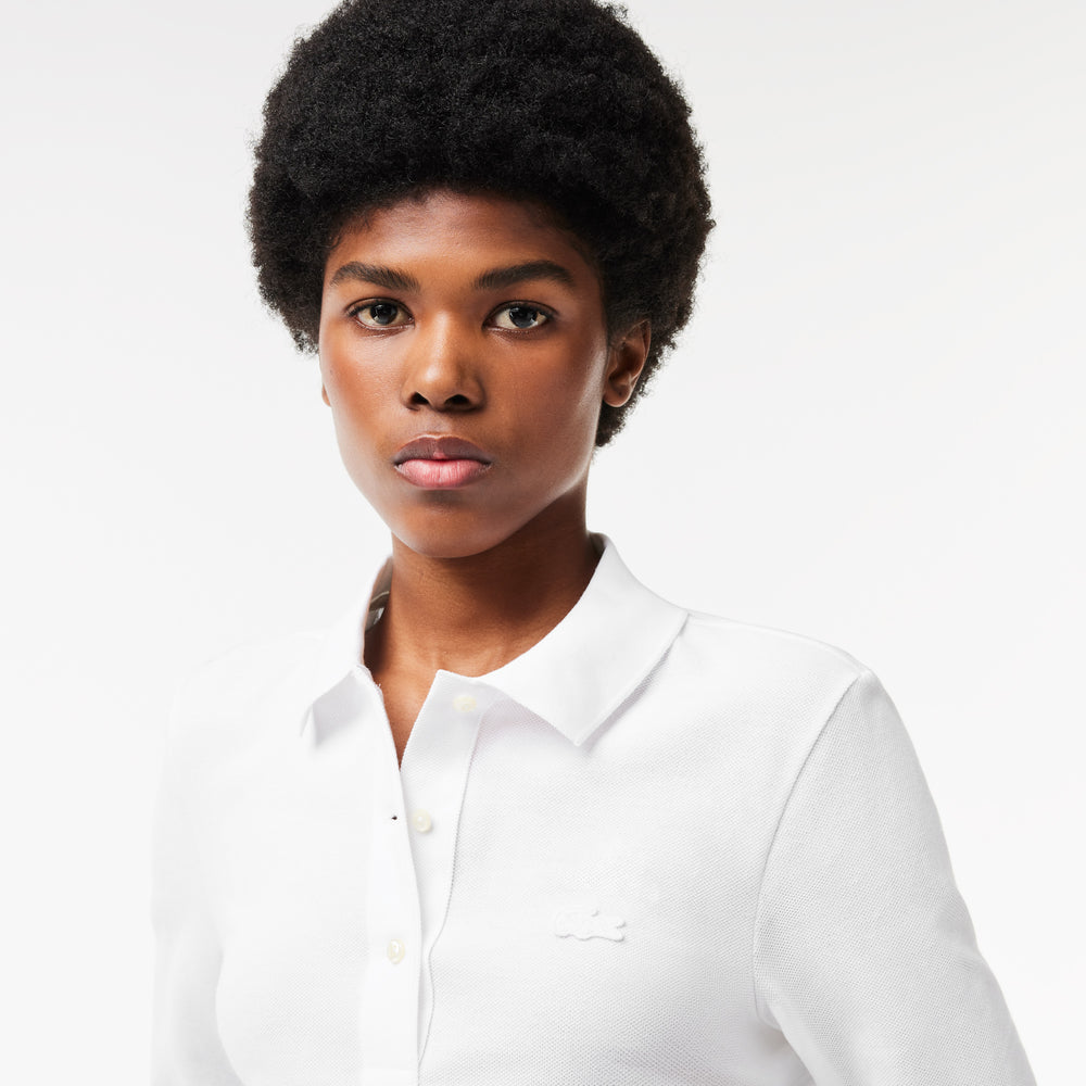 Women's Lacoste Slim Fit Supple Cotton Polo Shirt