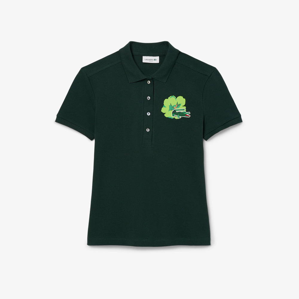 L.12.D Piqué Flower Polo Shirt