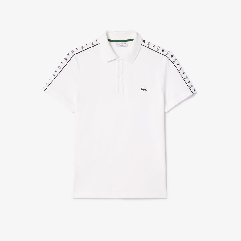 Contrast Stripe Piqué Polo Shirt