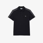 Contrast Stripe Piqué Polo Shirt