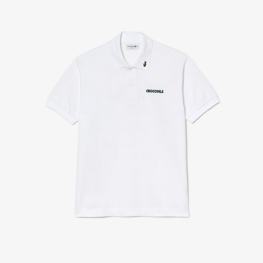 Original L.12.12 Embroidered Slogan Polo Shirt