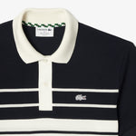 French Made Original L.12.12 Striped Polo Shirt