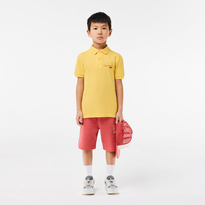 Lacoste Print Cotton Piqué Polo Shirt