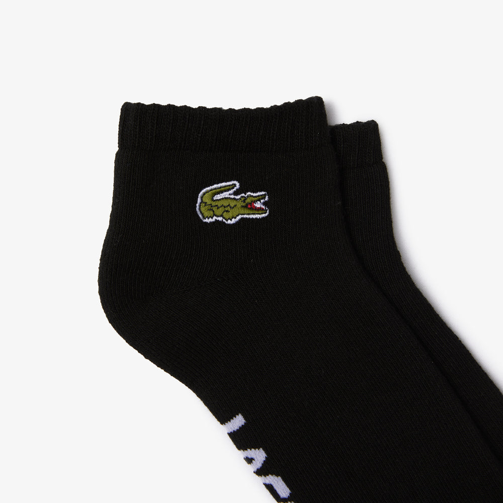 Unisex Lacoste SPORT Branded Stretch Cotton Low-Cut Socks