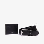 Leather Belt/Card Holder Gift Set