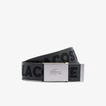 Jacquard Belt With Lacoste Branding