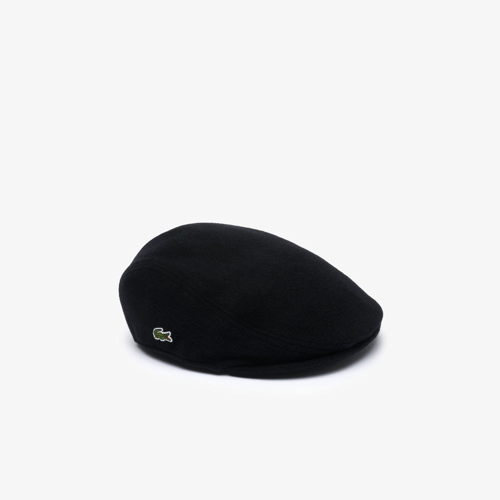 Unisex Lacoste Wool Felt Blend Beret