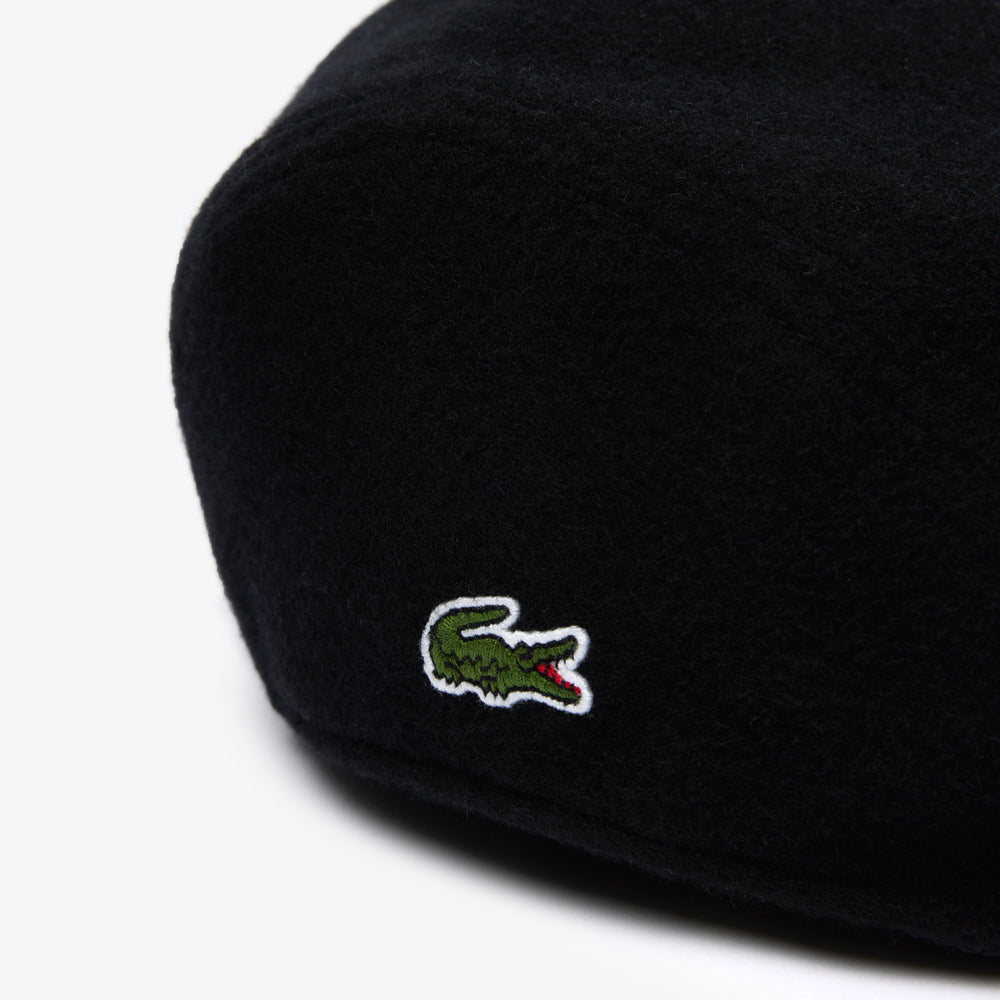 Unisex Lacoste Wool Felt Blend Beret