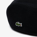 Unisex Lacoste Wool Felt Blend Beret