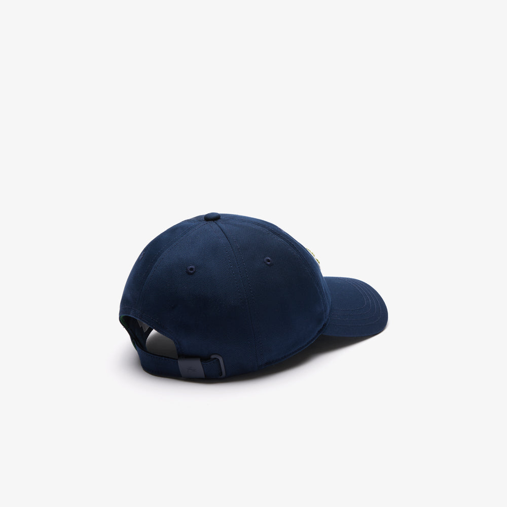 Crocodile Badge Cotton Twill Cap