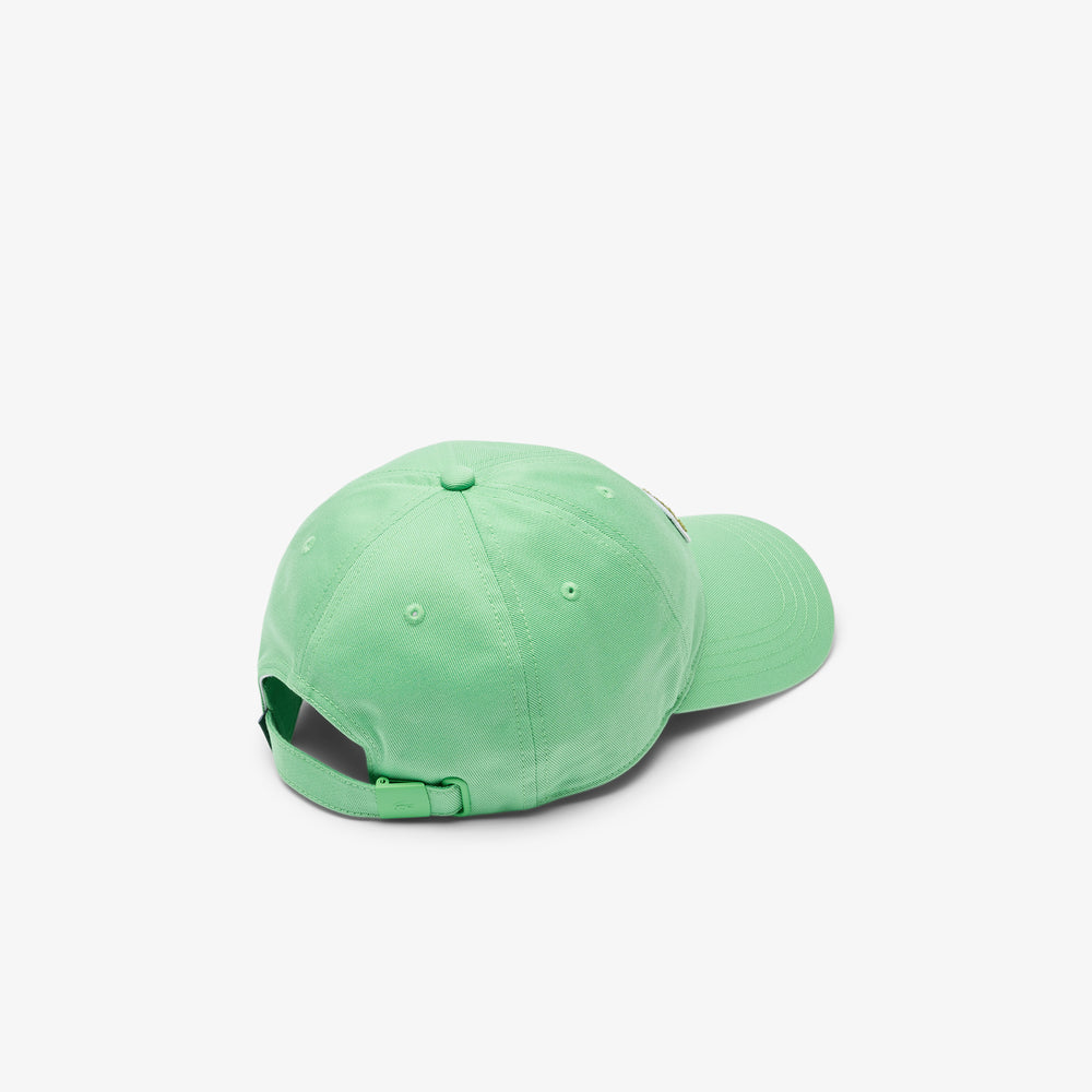 Crocodile Badge Cotton Twill Cap