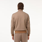 Paris Jacquard Monogram Zipped Sweatshirt
