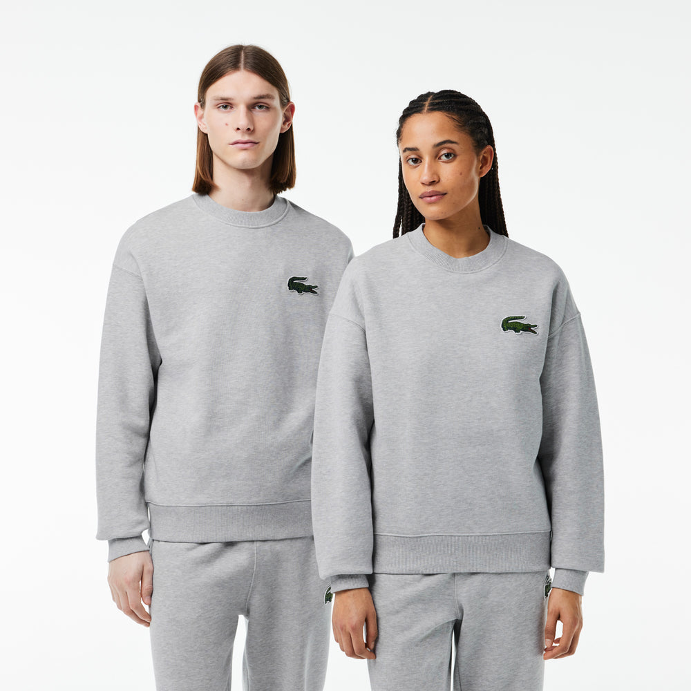 Unisex Lacoste Loose Fit Crocodile Badge Jogger Sweatshirt