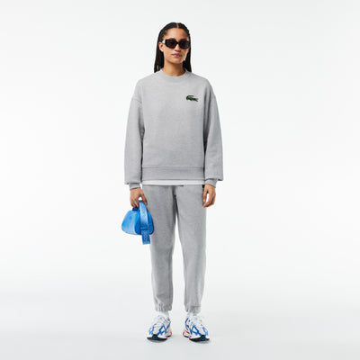 Unisex Lacoste Loose Fit Crocodile Badge Jogger Sweatshirt