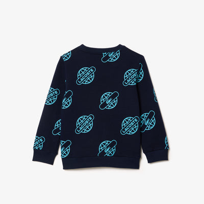 Contrast print sweatshirt
