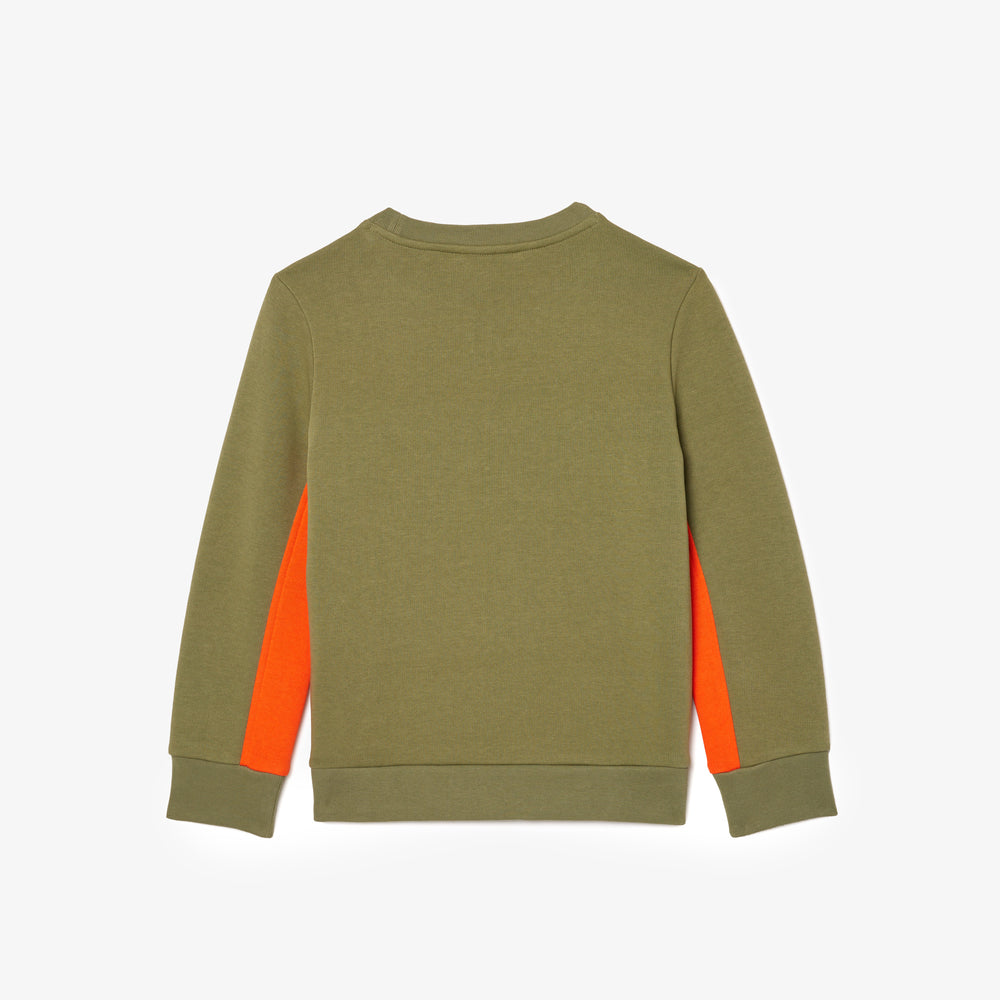 Contrast Color-Block Sweatshirt