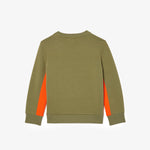 Contrast Color-Block Sweatshirt