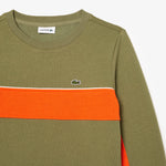 Contrast Color-Block Sweatshirt