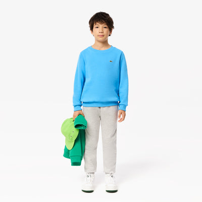 Kids’ Lacoste Organic Cotton Flannel Sweatshirt