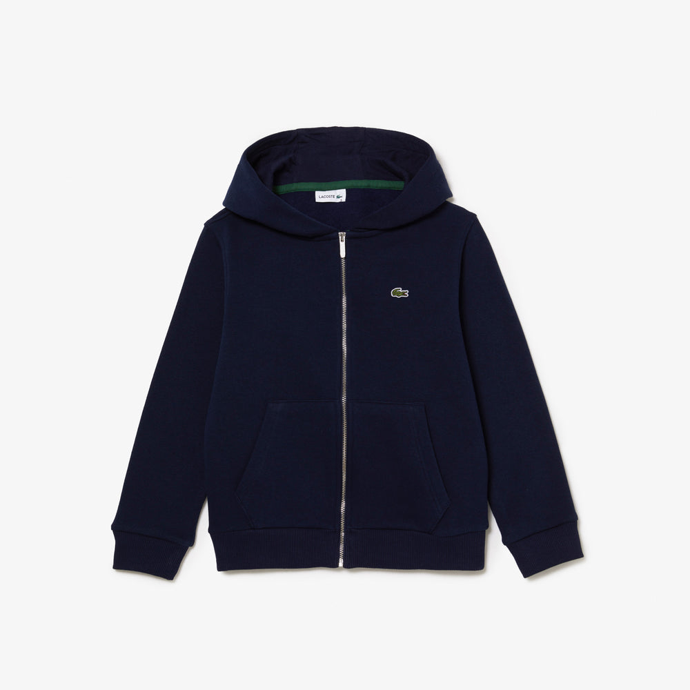 Kangaroo Pocket Zip Front Hoodie