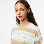 Oversized Fluid Stripe Jersey T-shirt