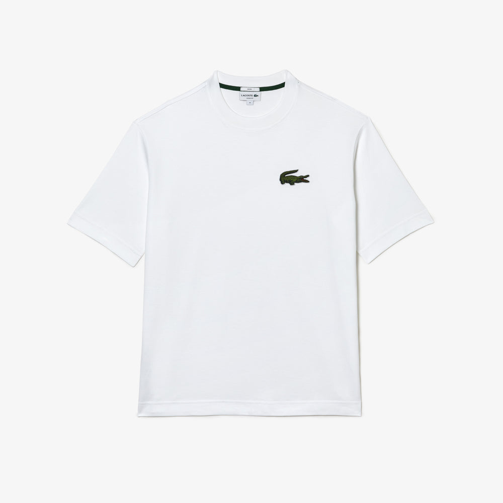 Unisex Loose Fit Large Crocodile Organic Heavy Cotton T-shirt – Lacoste ZA