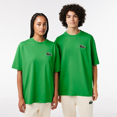 Unisex Loose Fit Large Crocodile Organic Heavy Cotton T-shirt