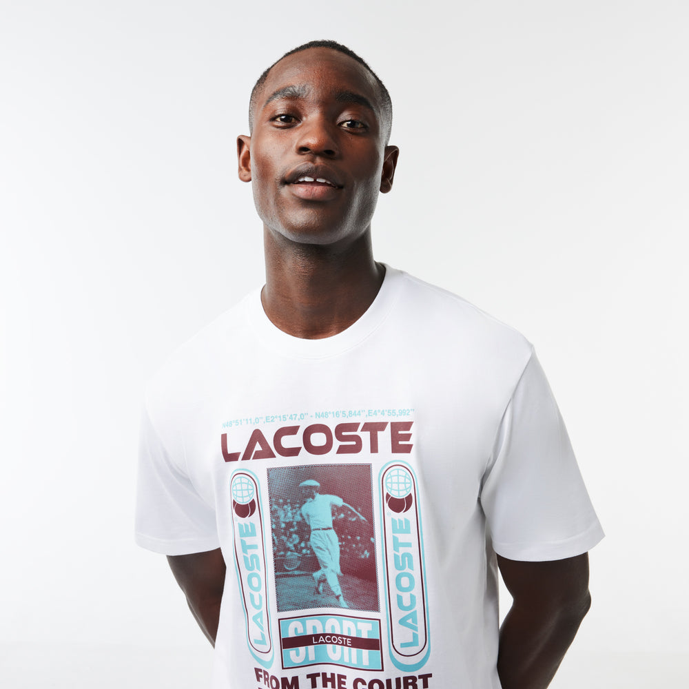 Relaxed Fit René Lacoste Print T-shirt