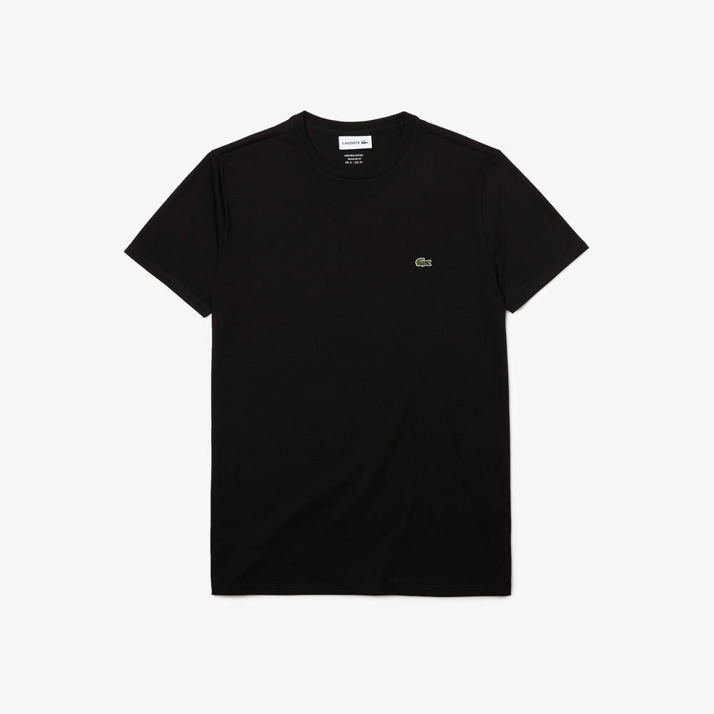 Monochrome Cotton Pima Jersey Crew Neck T-shirt