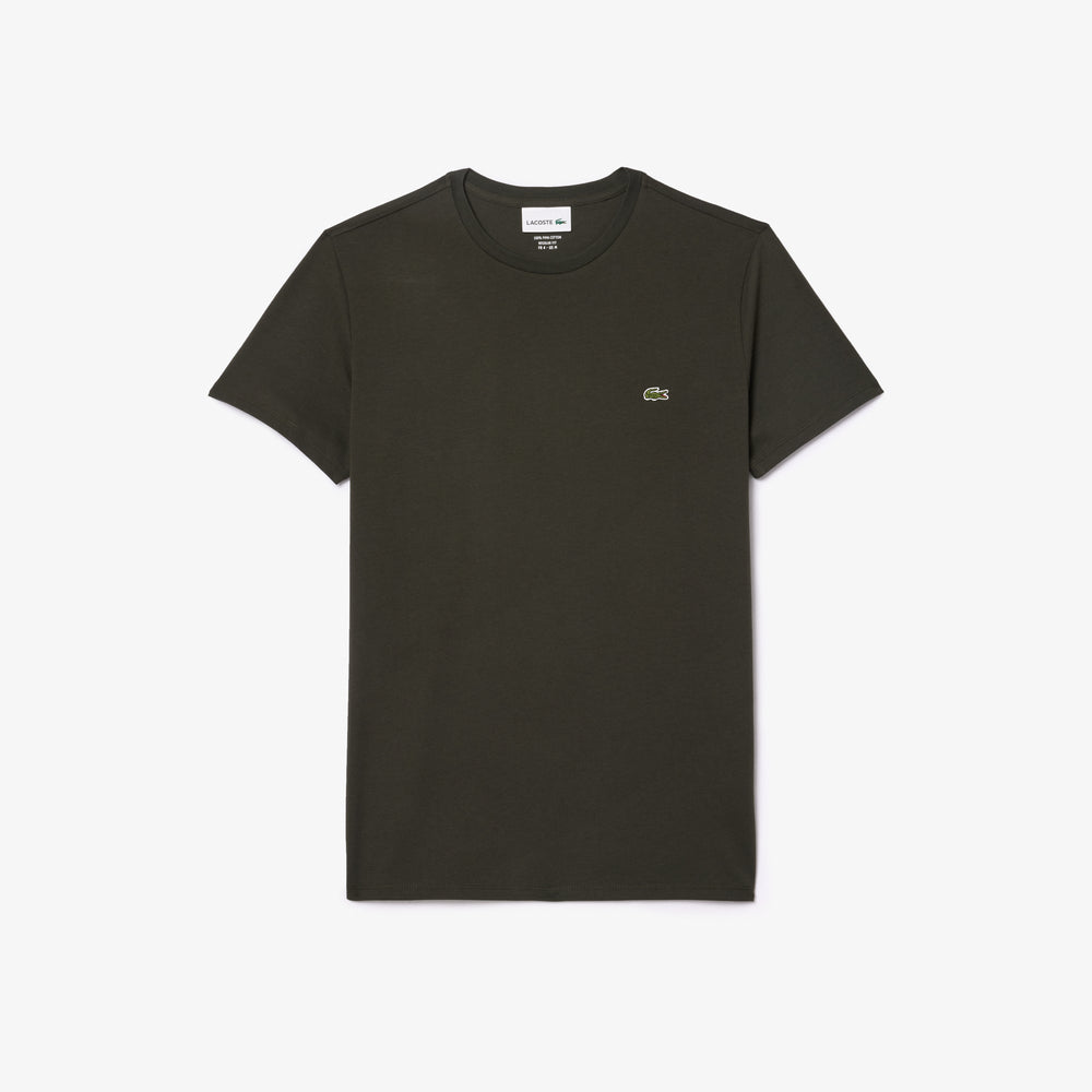 Monochrome Cotton Pima Jersey Crew Neck T-shirt