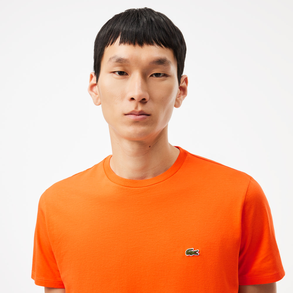 Monochrome Cotton Pima Jersey Crew Neck T-shirt