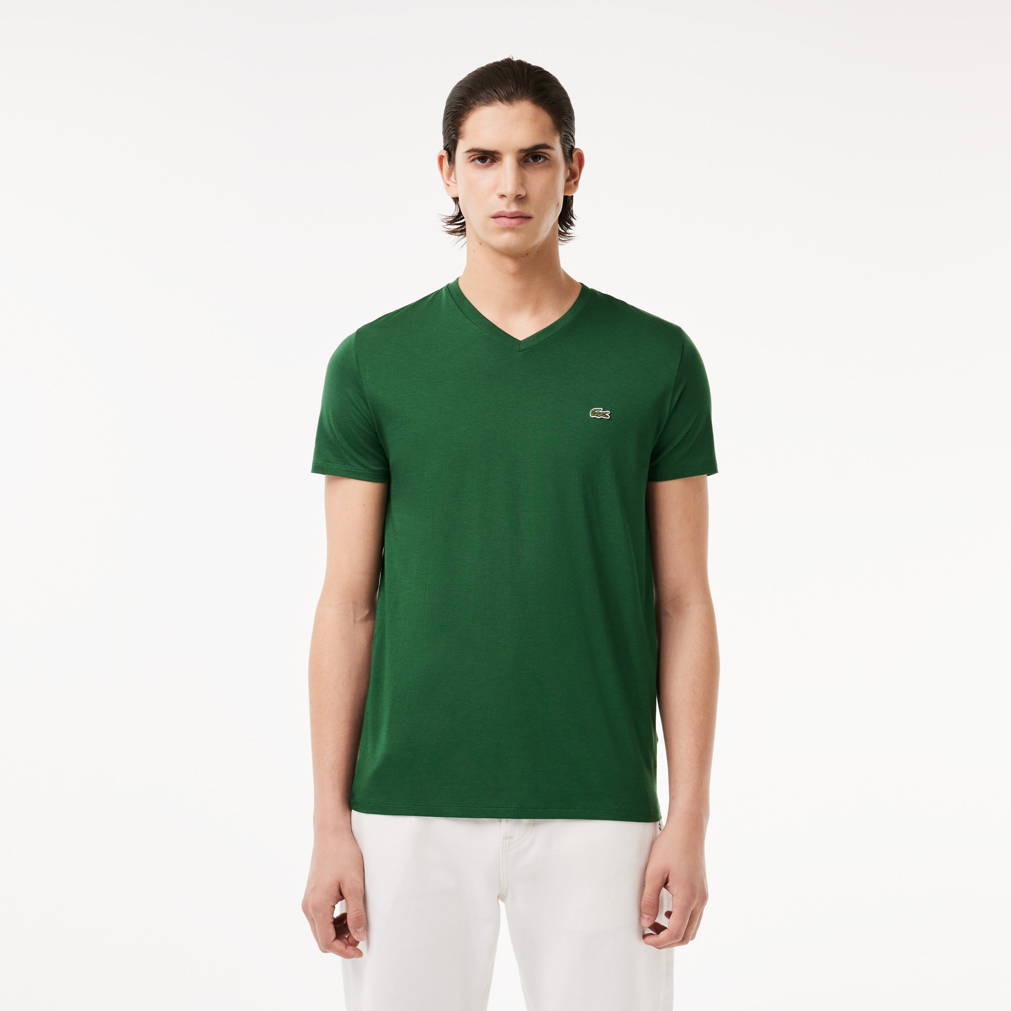 Lacoste t shirt v neck best sale