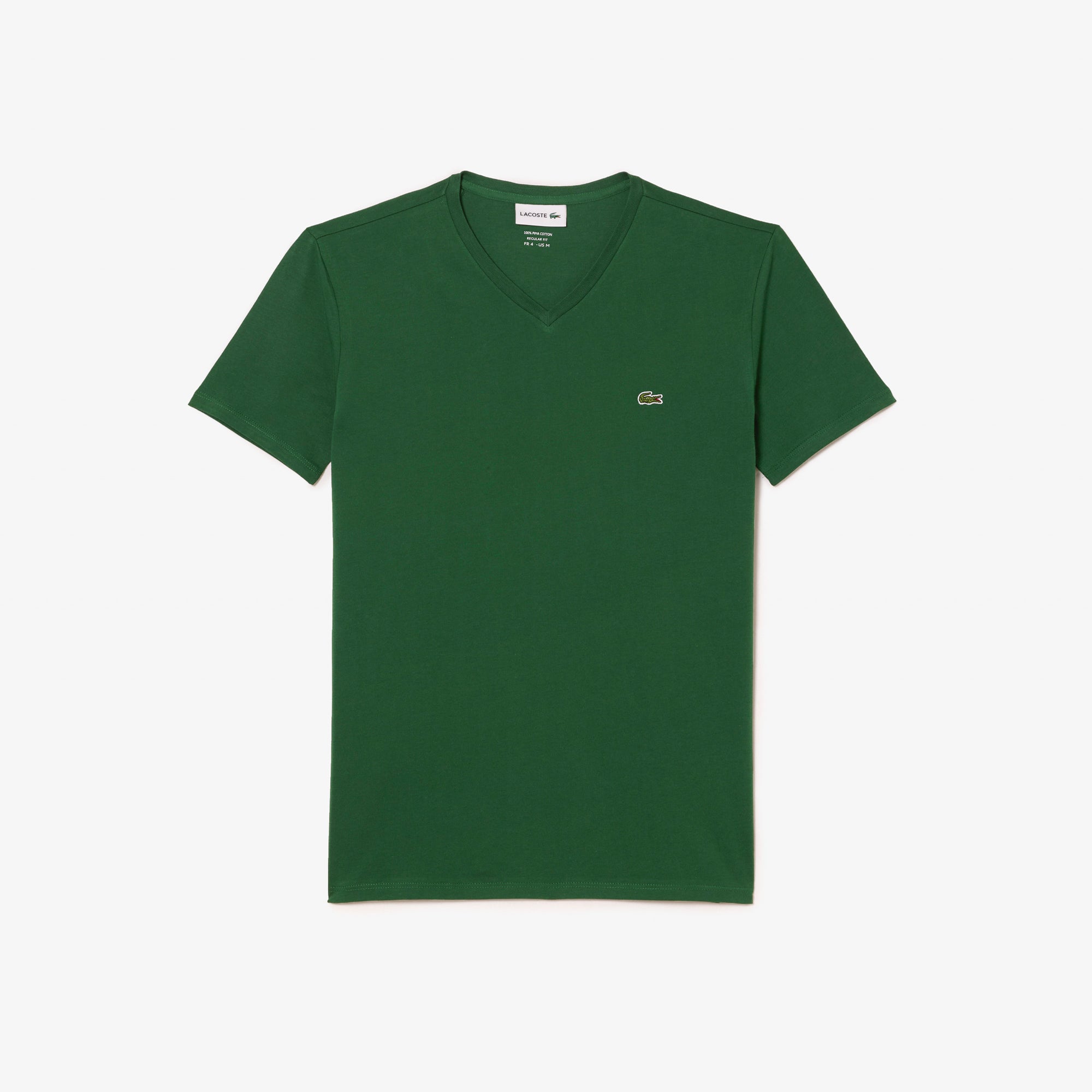 Lacoste v neck t shirt sale best sale