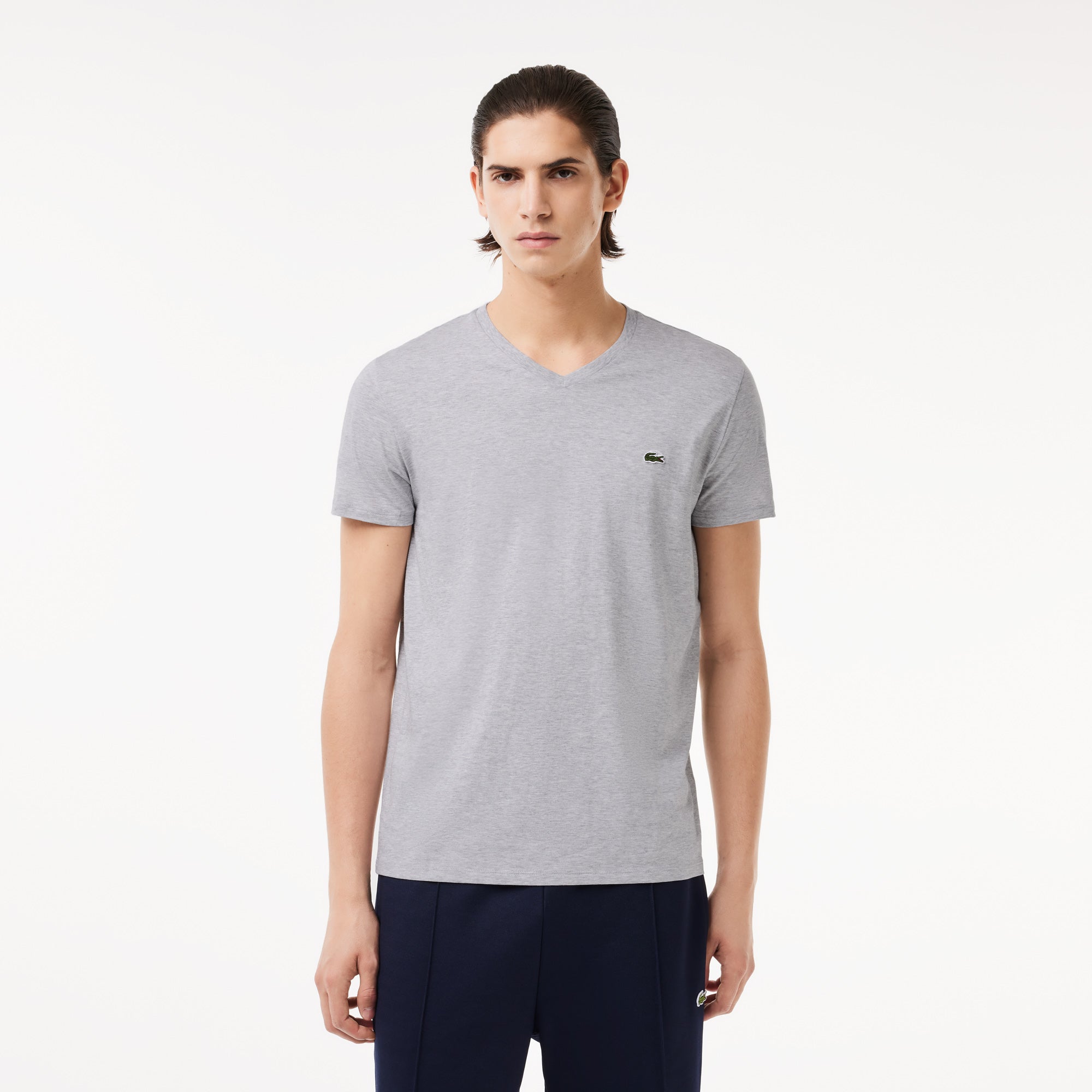 Lacoste v neck t shirts price best sale