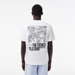 Heavy Cotton Jersey Back Print T-shirt