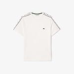 Cotton Jersey Logo Stripe T-shirt