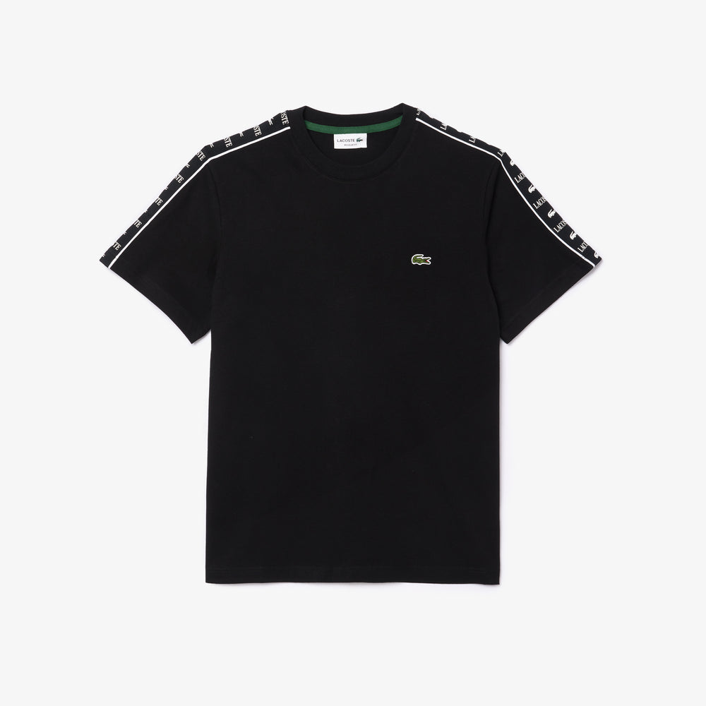 Cotton Jersey Logo Stripe T-shirt