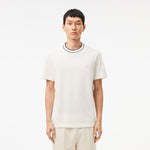 Piqué Stripe Collar T-shirt