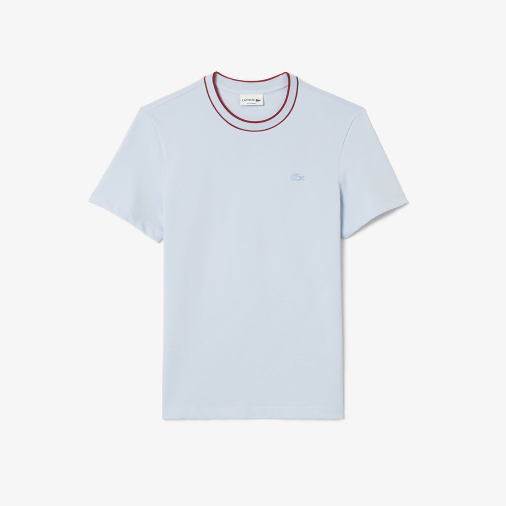 Piqué Stripe Collar T-shirt