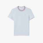 Piqué Stripe Collar T-shirt