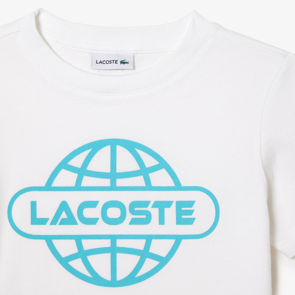Cotton Jersey Planet Print T-shirt