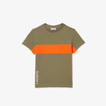 Contrast Stripe Logo T-shirt