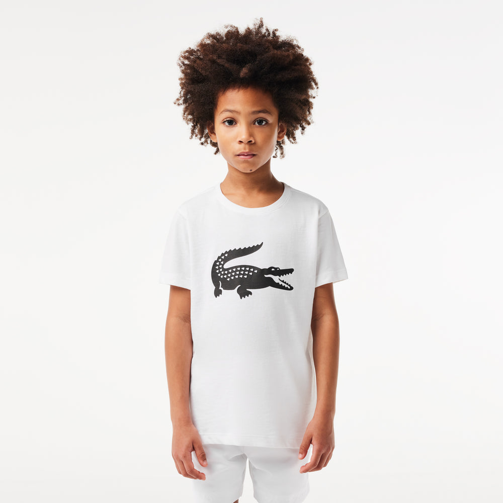 Kids' Lacoste SPORT Tennis Technical Jersey Croc T-shirt