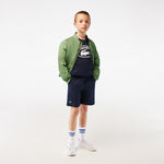 Boy’s Lacoste Lightweight Cotton Gabardine Bermuda Shorts